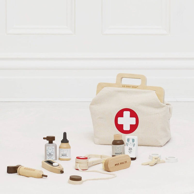 LE TOY VAN | VINTAGE DOCTOR KIT & ANIMAL VET SET BUNDLE by LE TOY VAN - The Playful Collective