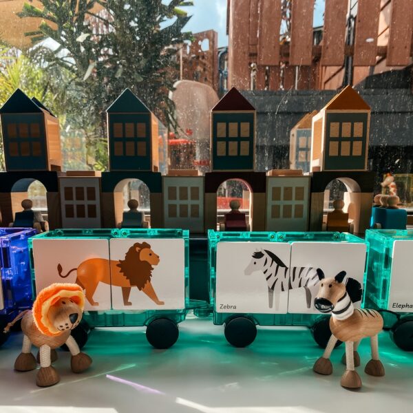 LEARN & GROW | MAGNETIC TILE TOPPER - DUO ANIMAL PUZZLE PACK (40 PIECE) *PRE-ORDER* by LEARN & GROW TOYS - The Playful Collective