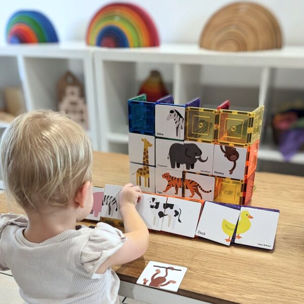 LEARN & GROW | MAGNETIC TILE TOPPER - DUO ANIMAL PUZZLE PACK (40 PIECE) *PRE-ORDER* by LEARN & GROW TOYS - The Playful Collective
