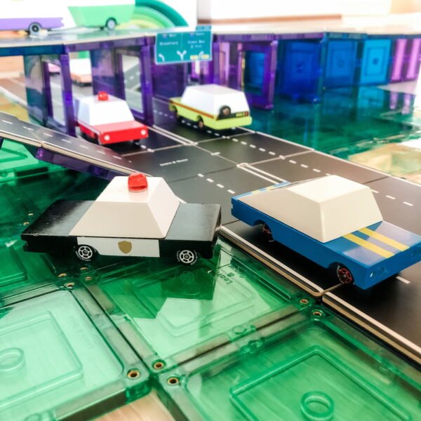 LEARN & GROW | MAGNETIC TILE TOPPER - ROAD PACK (40 PIECE) *PRE-ORDER* by LEARN & GROW TOYS - The Playful Collective