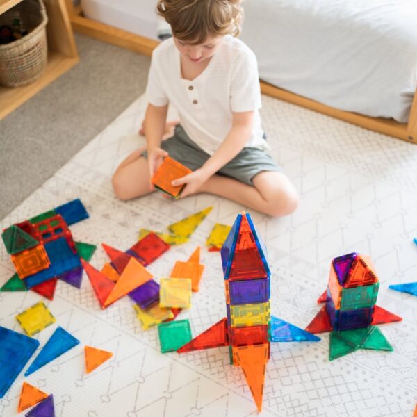 LEARN & GROW | MAGNETIC TILES BASE PACK - 64 PIECE SET *PRE-ORDER* by LEARN & GROW TOYS - The Playful Collective