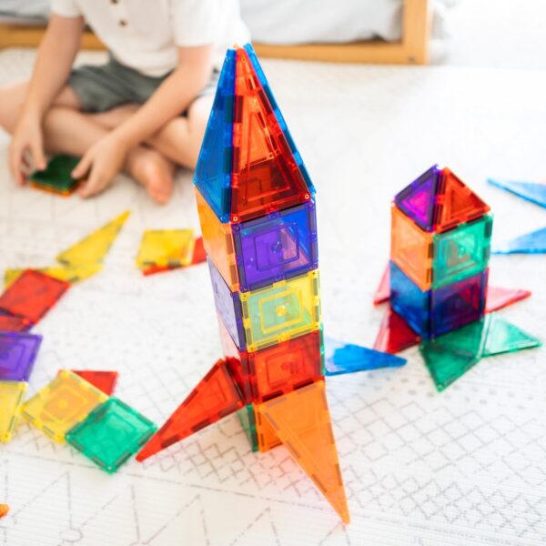 LEARN & GROW | MAGNETIC TILES BASE PACK - 64 PIECE SET *PRE-ORDER* by LEARN & GROW TOYS - The Playful Collective