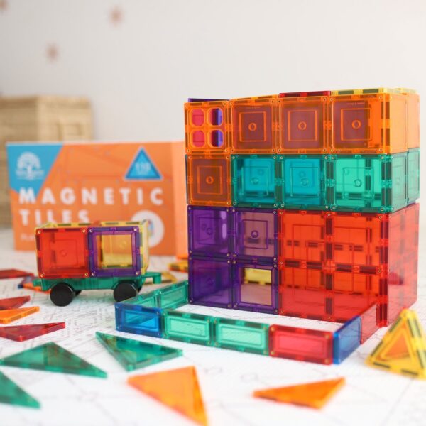 LEARN & GROW | MAGNETIC TILES BUILDER PACK - 110 PIECE SET (NEW DESIGN) *PRE-ORDER* by LEARN & GROW TOYS - The Playful Collective