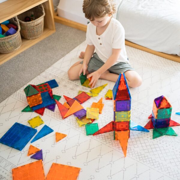 LEARN & GROW | MAGNETIC TILES BUILDER PACK - 110 PIECE SET (NEW DESIGN) *PRE-ORDER* by LEARN & GROW TOYS - The Playful Collective