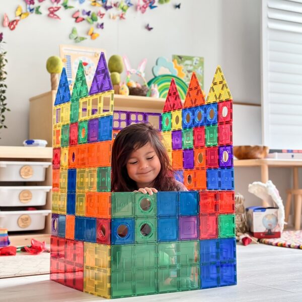 LEARN & GROW | MAGNETIC TILES BUILDER PACK - 110 PIECE SET (NEW DESIGN) *PRE-ORDER* by LEARN & GROW TOYS - The Playful Collective