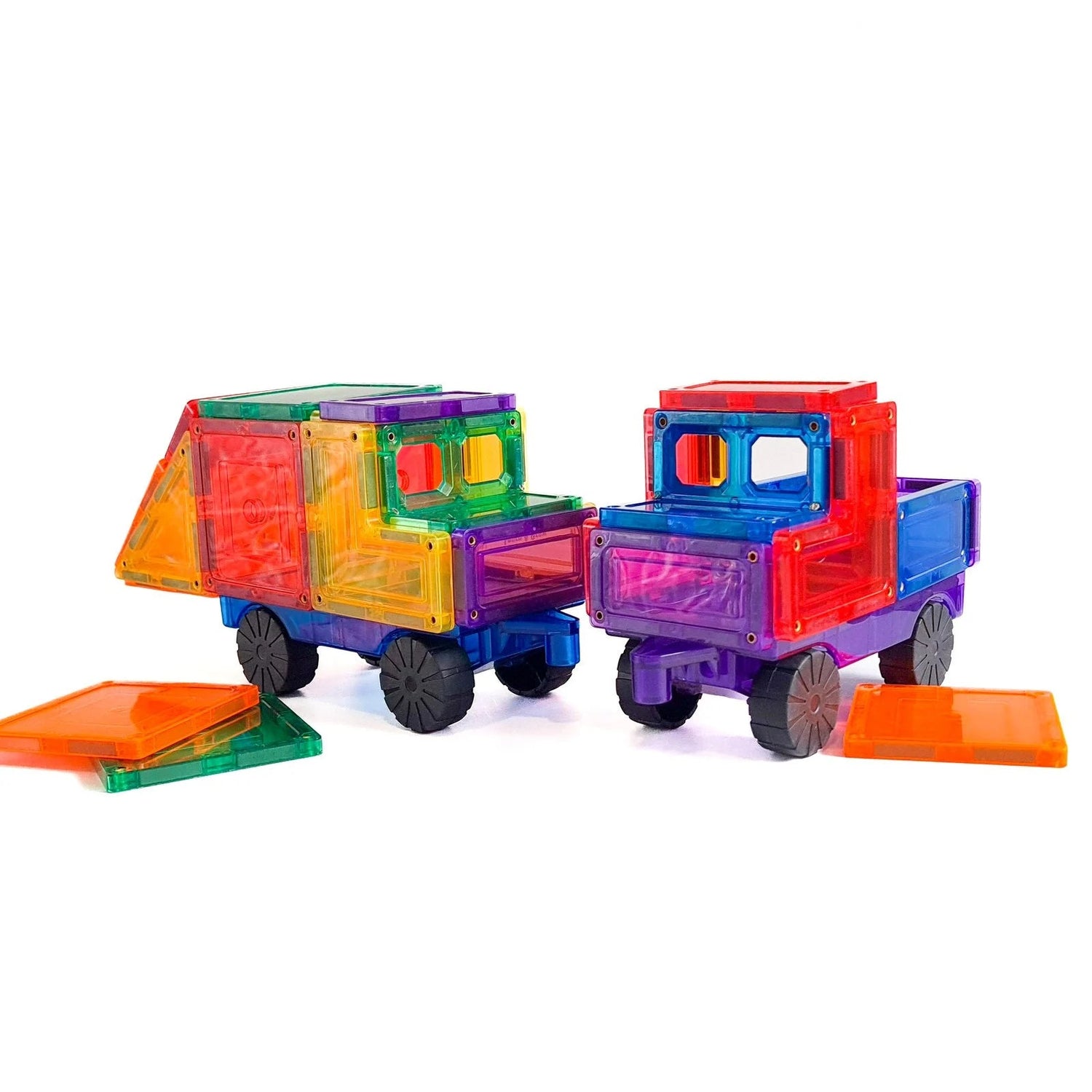 LEARN & GROW | MAGNETIC TILES - CAR PACK 28 PIECE (NEW DESIGN) by LEARN & GROW TOYS - The Playful Collective