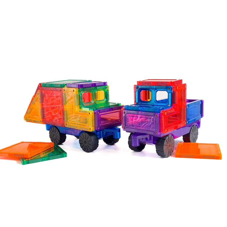 LEARN & GROW | MAGNETIC TILES - CAR PACK 28 PIECE (NEW DESIGN) by LEARN & GROW TOYS - The Playful Collective