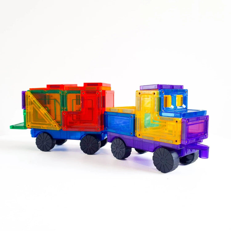 LEARN & GROW | MAGNETIC TILES - CAR PACK 28 PIECE (NEW DESIGN) by LEARN & GROW TOYS - The Playful Collective