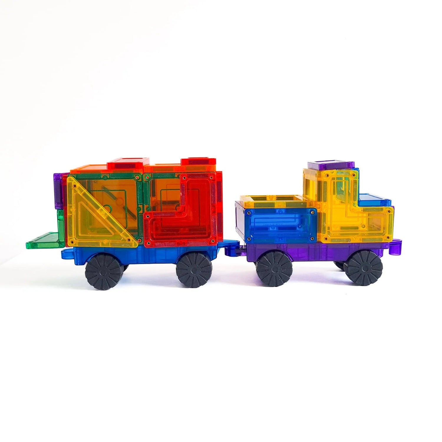 LEARN & GROW | MAGNETIC TILES - CAR PACK 28 PIECE (NEW DESIGN) by LEARN & GROW TOYS - The Playful Collective