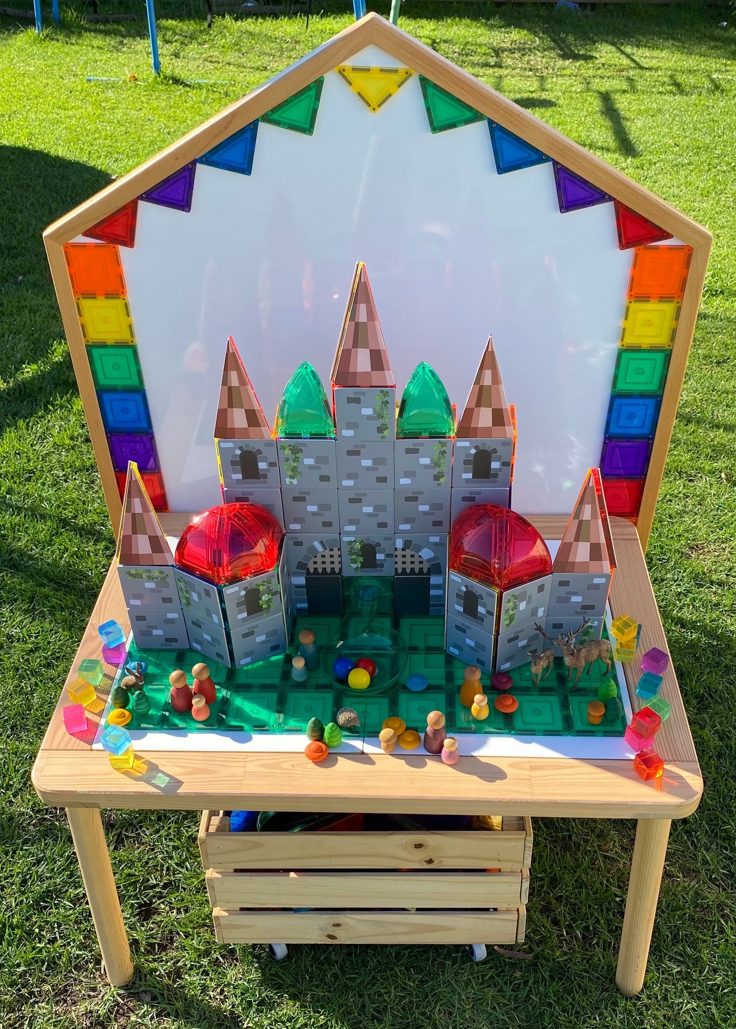 LEARN & GROW | MAGNETIC TILES - DOME PACK (18 PIECE) by LEARN & GROW TOYS - The Playful Collective