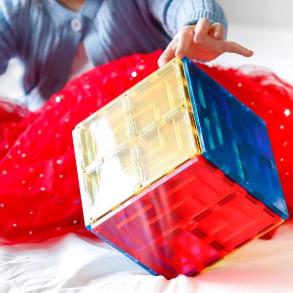 LEARN & GROW | MAGNETIC TILES - LARGE SQUARE 8 PIECE PACK (NEW DESIGN) *PRE-ORDER* by LEARN & GROW TOYS - The Playful Collective