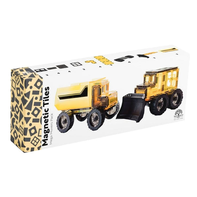 LEARN & GROW | MAGNETIC TILES - MEGA MOVER PACK *PRE - ORDER* by LEARN & GROW TOYS - The Playful Collective