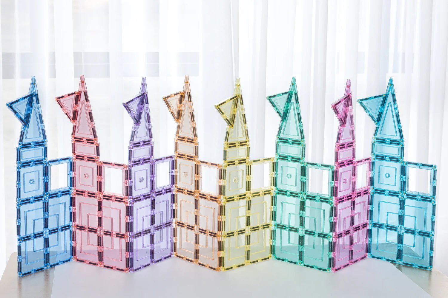 LEARN & GROW | MAGNETIC TILES - PASTEL BUILDERS PACK (112 PIECE) *PRE - ORDER* by LEARN & GROW TOYS - The Playful Collective