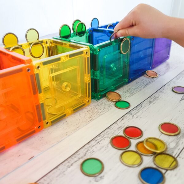 LEARN & GROW | METAL RIMMED COUNTING CHIPS *PRE-ORDER* by LEARN & GROW TOYS - The Playful Collective