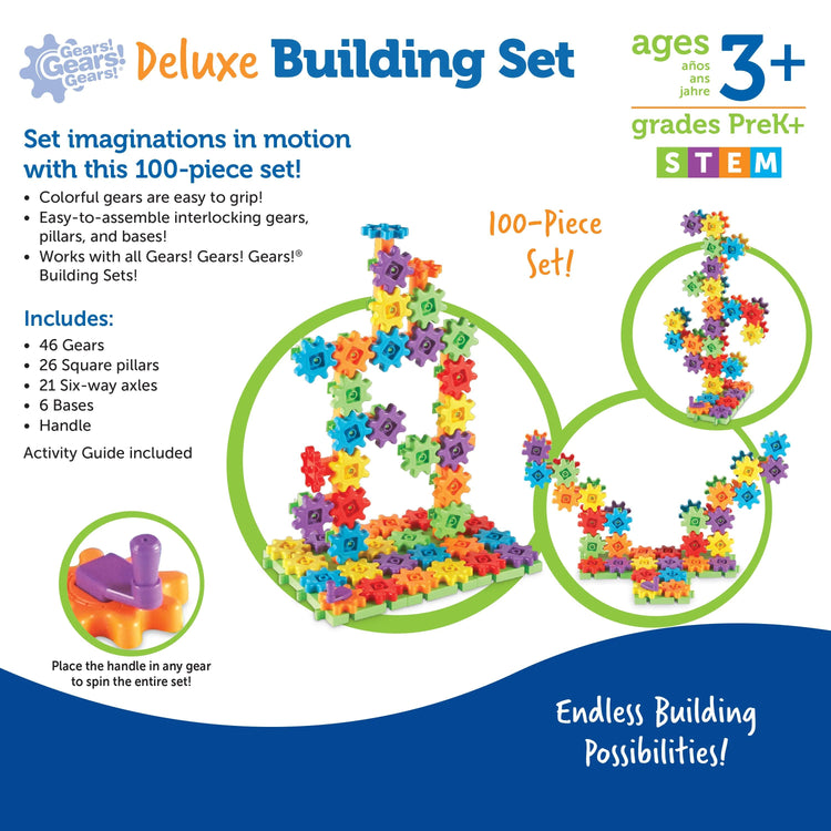 LEARNING RESOURCES | GEARS! GEARS! GEARS! DELUXE BUILDING SET *PRE - ORDER* by LEARNING RESOURCES - The Playful Collective
