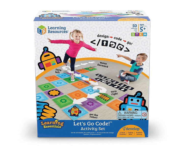 LEARNING RESOURCES | LET'S GO CODE!™ ACTIVITY SET by LEARNING RESOURCES - The Playful Collective