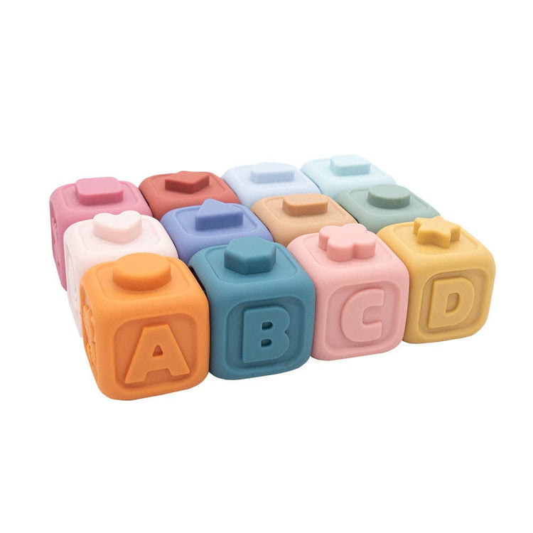 LIVING TEXTILES | MY FIRST LEARNING BLOCKS - MULTI by LIVING TEXTILES - The Playful Collective