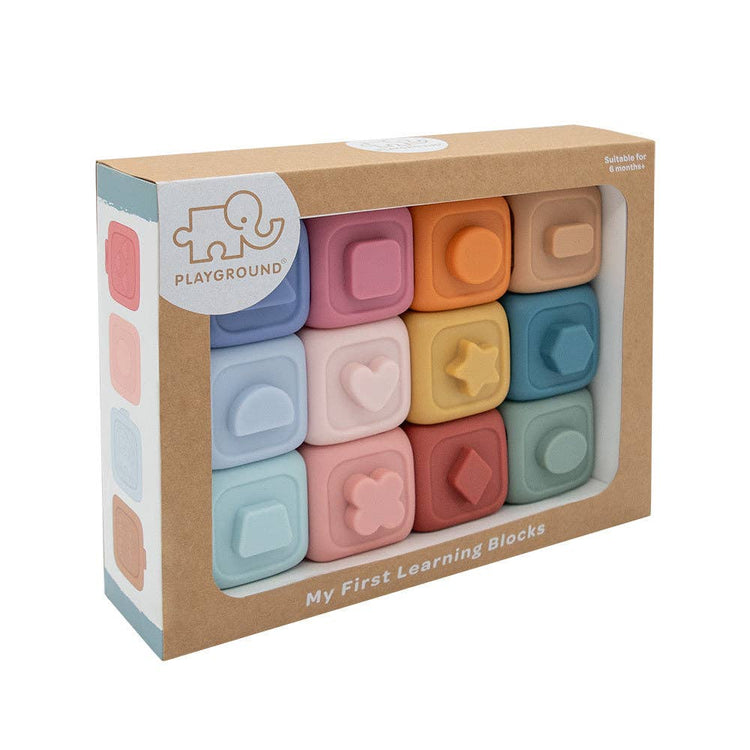 LIVING TEXTILES | MY FIRST LEARNING BLOCKS - MULTI by LIVING TEXTILES - The Playful Collective