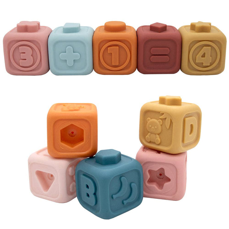 LIVING TEXTILES | MY FIRST LEARNING BLOCKS - MULTI by LIVING TEXTILES - The Playful Collective