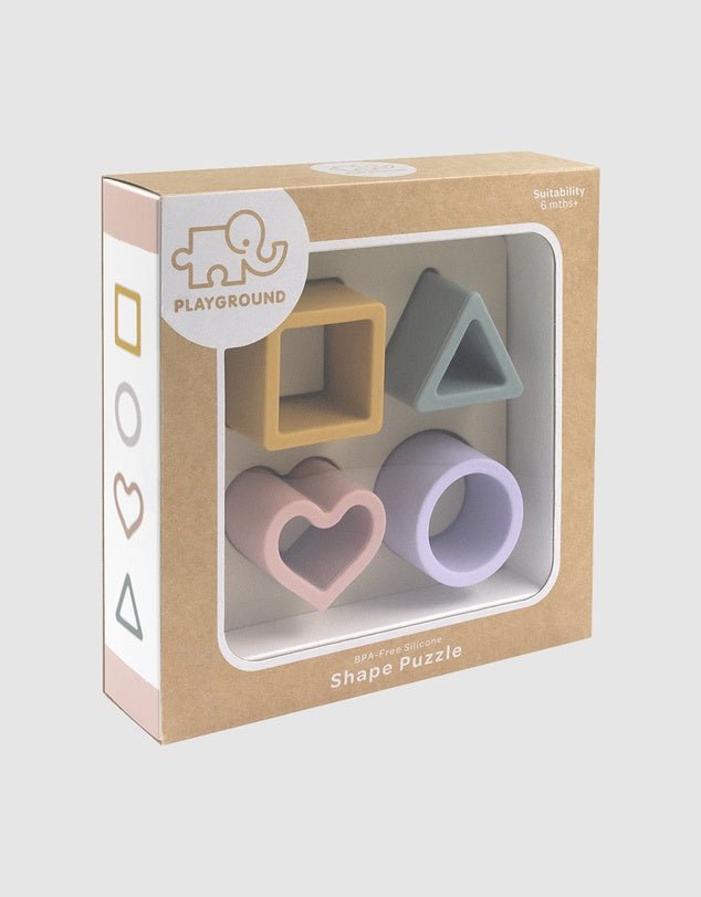LIVING TEXTILES | SILICONE SHAPE PUZZLE - ROSE by LIVING TEXTILES - The Playful Collective