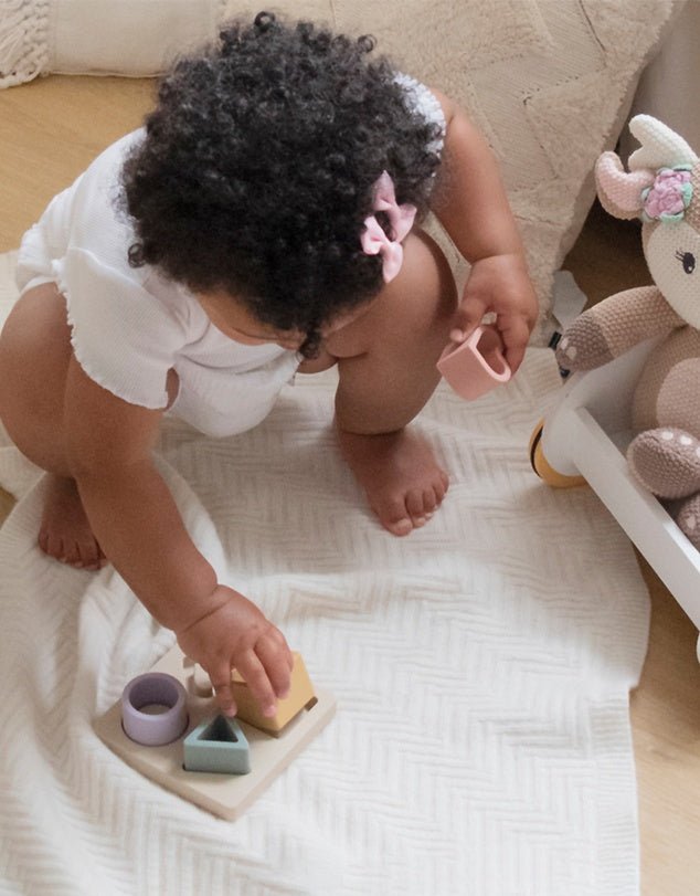 LIVING TEXTILES | SILICONE SHAPE PUZZLE - ROSE by LIVING TEXTILES - The Playful Collective