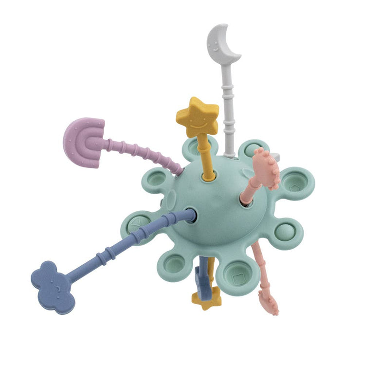 LIVING TEXTILES | SILICONE ZIPPY ACTIVITY TOY - MULTI by LIVING TEXTILES - The Playful Collective