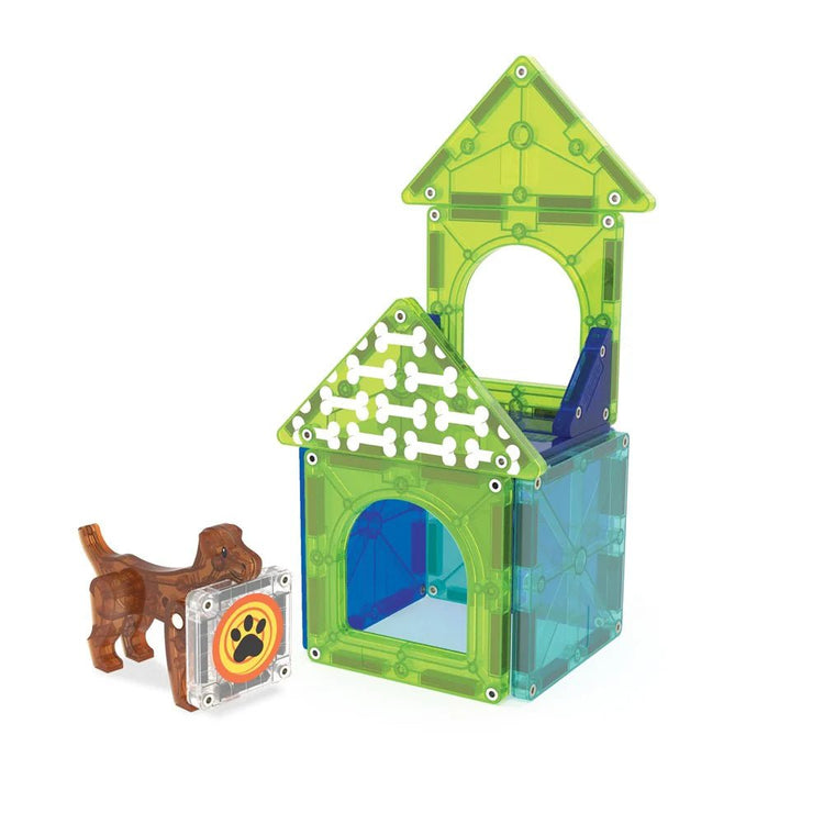 MAGNA - TILES | DOG HOUSE - 13 PIECE *PRE - ORDER* by MAGNA - TILES - The Playful Collective