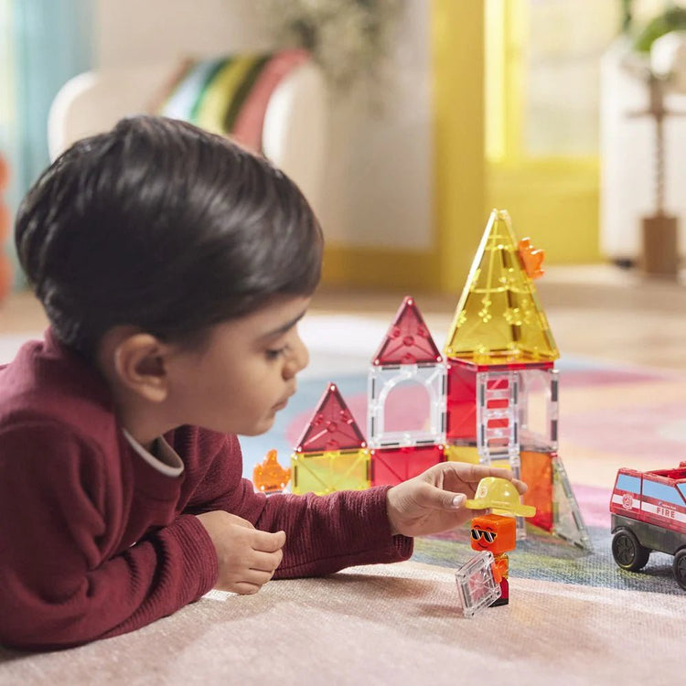 MAGNA - TILES | FIRE RESCUE - 27 PIECE *PRE - ORDER* by MAGNA - TILES - The Playful Collective