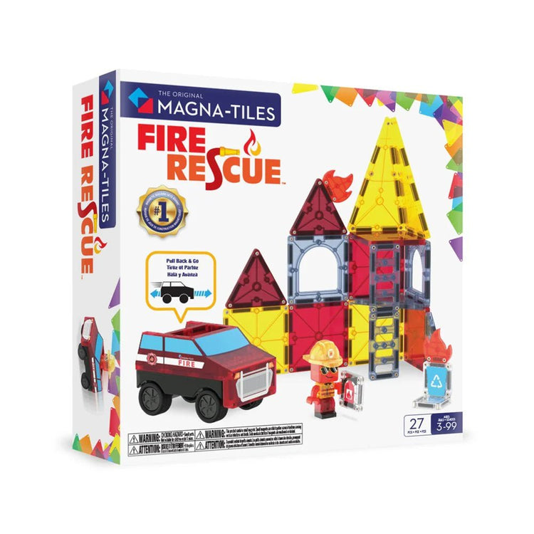 MAGNA - TILES | FIRE RESCUE - 27 PIECE *PRE - ORDER* by MAGNA - TILES - The Playful Collective