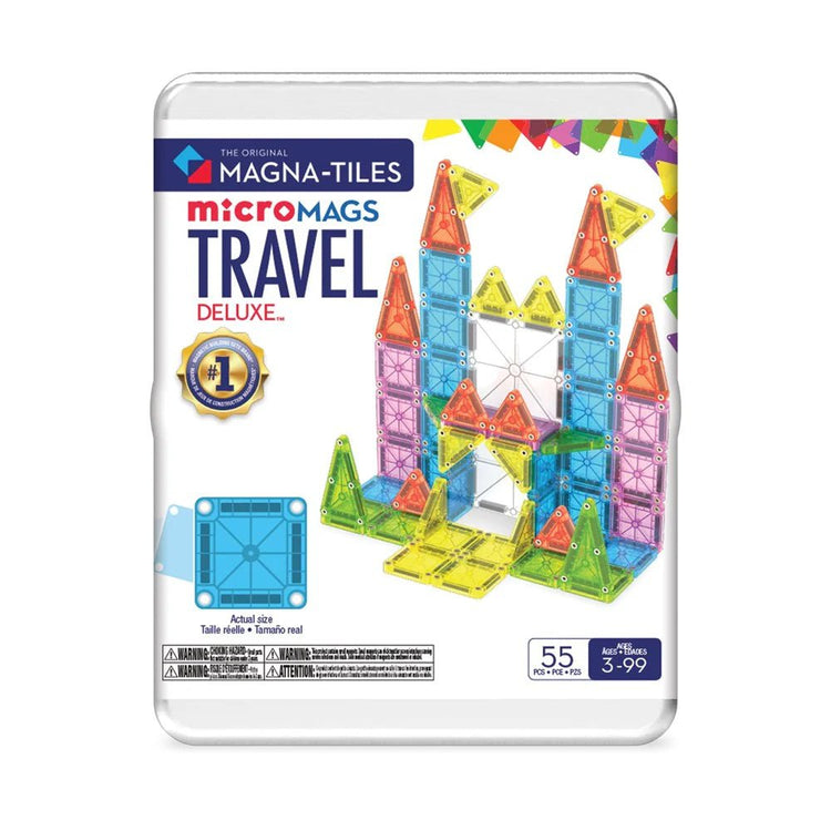 MAGNA - TILES | MICROMAGS TRAVEL SET DELUXE - 55 PIECE *PRE - ORDER* by MAGNA - TILES - The Playful Collective