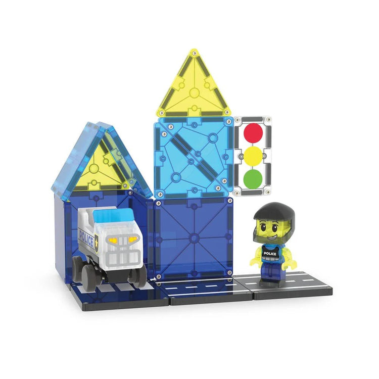 MAGNA - TILES | POLICE PATROL - 20 PIECE *PRE - ORDER* by MAGNA - TILES - The Playful Collective