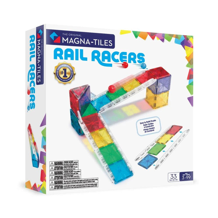 MAGNA - TILES | RAIL RACERS - 33 PIECES *PRE - ORDER* by MAGNA - TILES - The Playful Collective