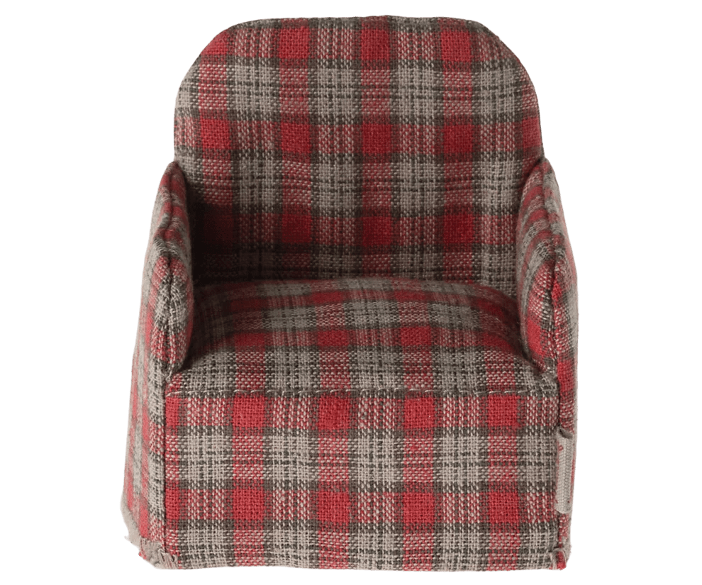 MAILEG | CHAIR MOUSE RED CHECKER by MAILEG - The Playful Collective