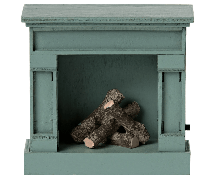 MAILEG | MINIATURE FIREPLACE BLUE by MAILEG - The Playful Collective