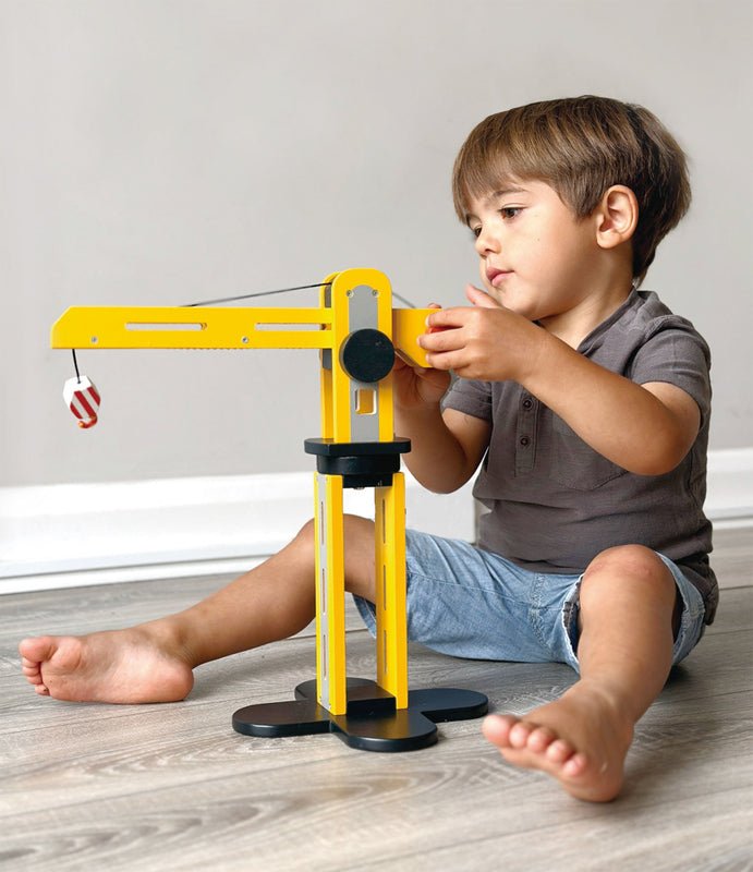 MENTARI | BIG YELLOW CRANE & BACKHOE BUNDLE by MENTARI - The Playful Collective