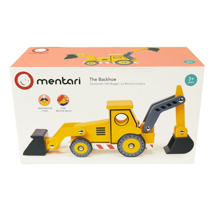 MENTARI | BIG YELLOW CRANE & BACKHOE BUNDLE by MENTARI - The Playful Collective