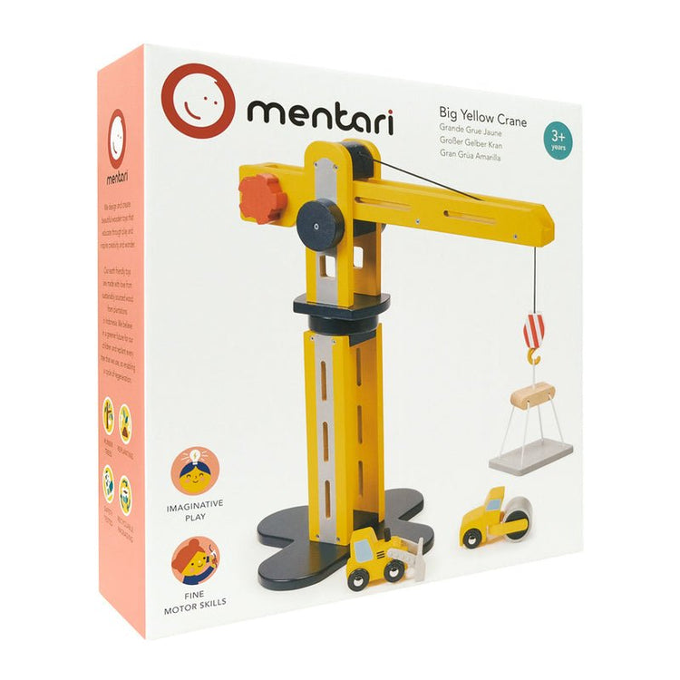 MENTARI | BIG YELLOW CRANE & BACKHOE BUNDLE by MENTARI - The Playful Collective