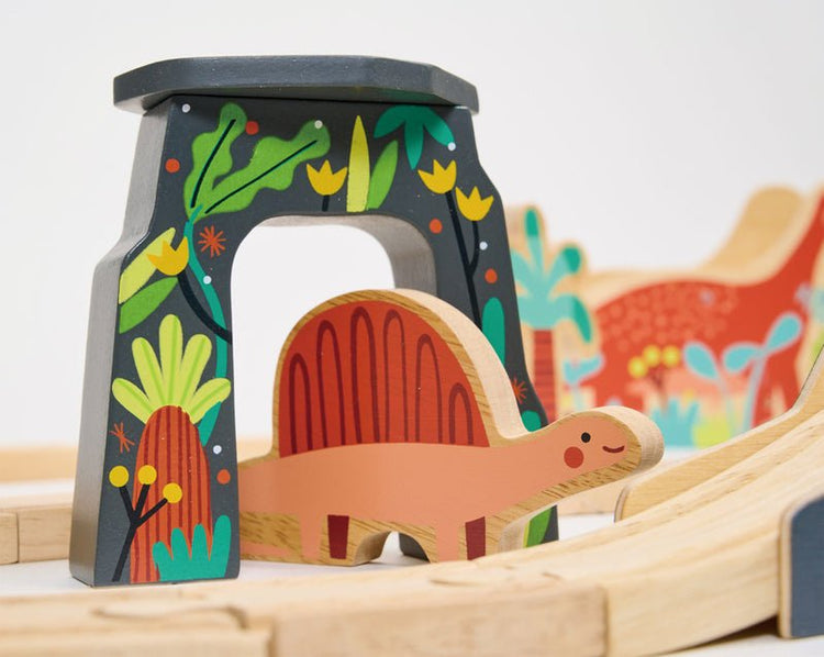 MENTARI | LOST WORLD DINOSAUR TRAIN SET by MENTARI - The Playful Collective