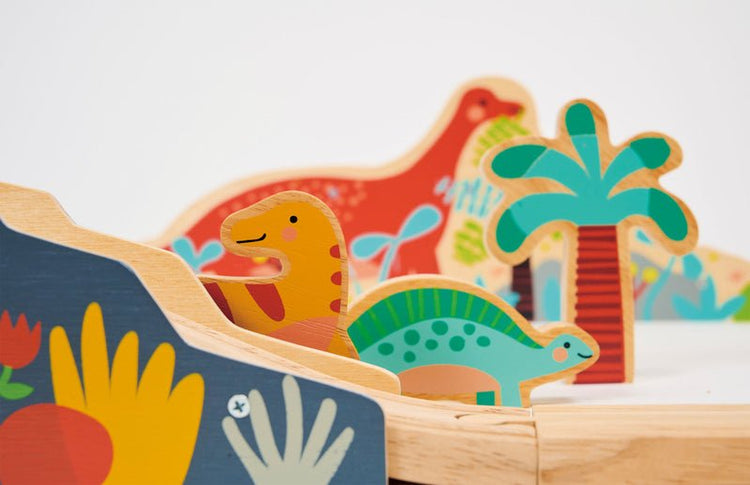 MENTARI | LOST WORLD DINOSAUR TRAIN SET by MENTARI - The Playful Collective