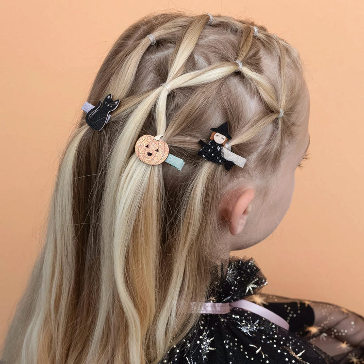 MIMI & LULA | HALLOWEEN MINI HAIR CLIPS - WITCHES CAT *PRE - ORDER* by MIMI & LULA - The Playful Collective
