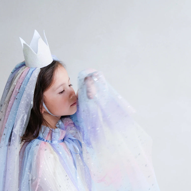 MIMI & LULA | OMBRE RAINBOW VEILED CROWN by MIMI & LULA - The Playful Collective