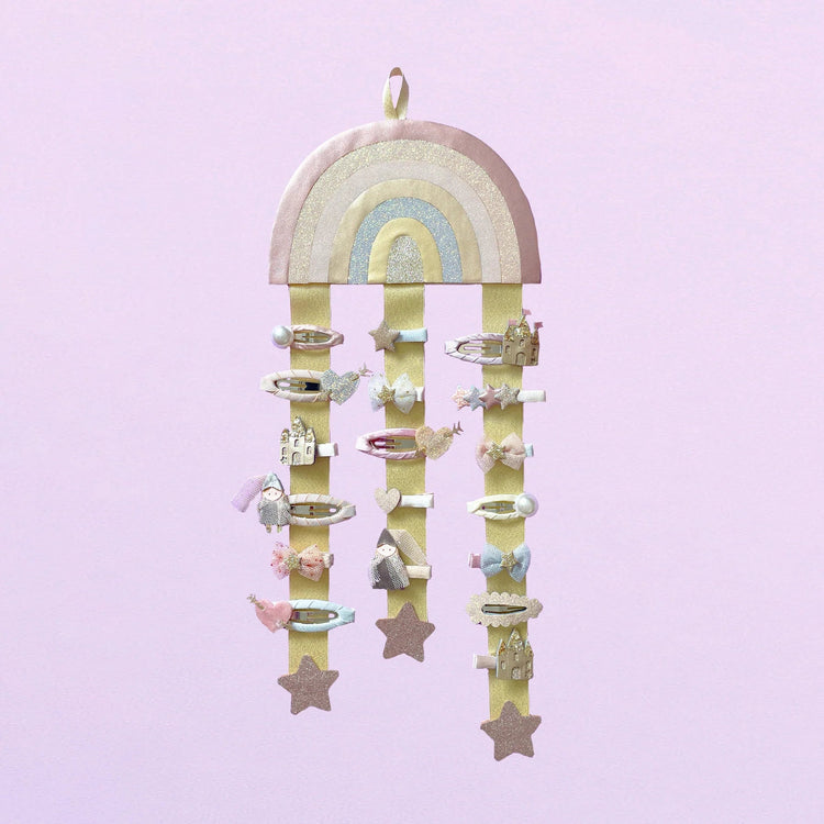 MIMI & LULA | PINK RAINBOW HAIR ACCESSORY WALL HANGER by MIMI & LULA - The Playful Collective