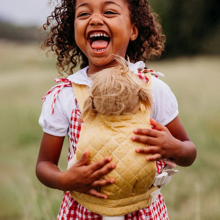 OLLI ELLA | DINKUM DOLLS QUILTED CARRIER - HONEY *PRE - ORDER* by OLLI ELLA - The Playful Collective