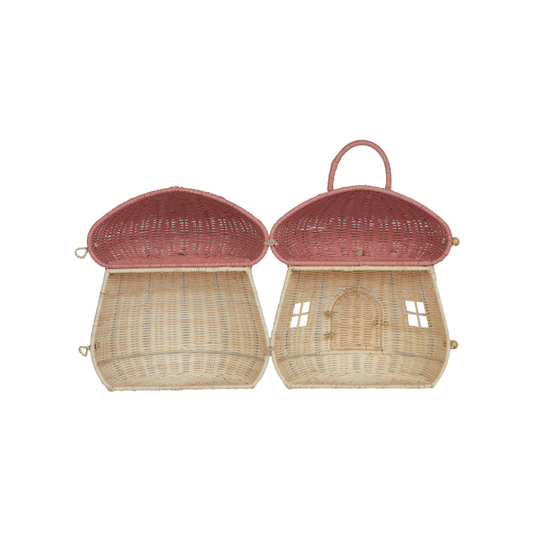 OLLI ELLA | RATTAN MUSHROOM DOLL HOUSE - MUSK *PRE - ORDER* by OLLI ELLA - The Playful Collective