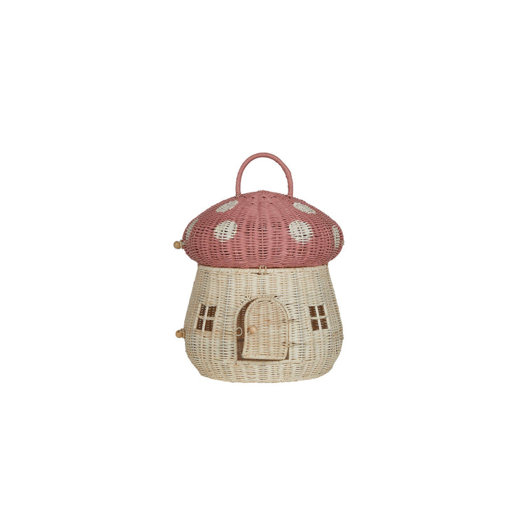 OLLI ELLA | RATTAN MUSHROOM DOLL HOUSE - MUSK *PRE - ORDER* by OLLI ELLA - The Playful Collective