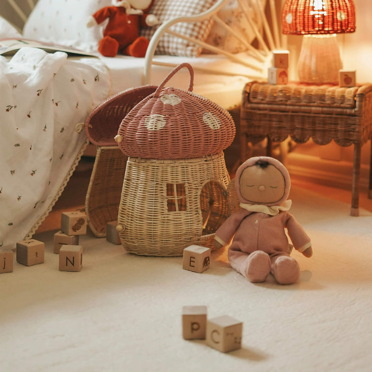 OLLI ELLA | RATTAN MUSHROOM DOLL HOUSE - MUSK *PRE - ORDER* by OLLI ELLA - The Playful Collective