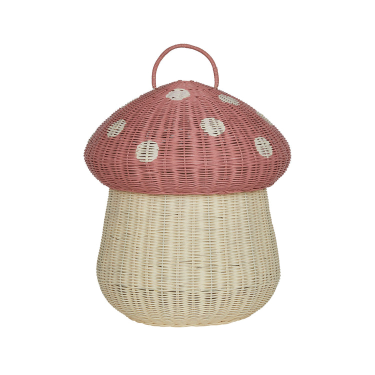 OLLI ELLA | RATTAN MUSHROOM STORAGE BASKET - MUSK *PRE - ORDER* by OLLI ELLA - The Playful Collective