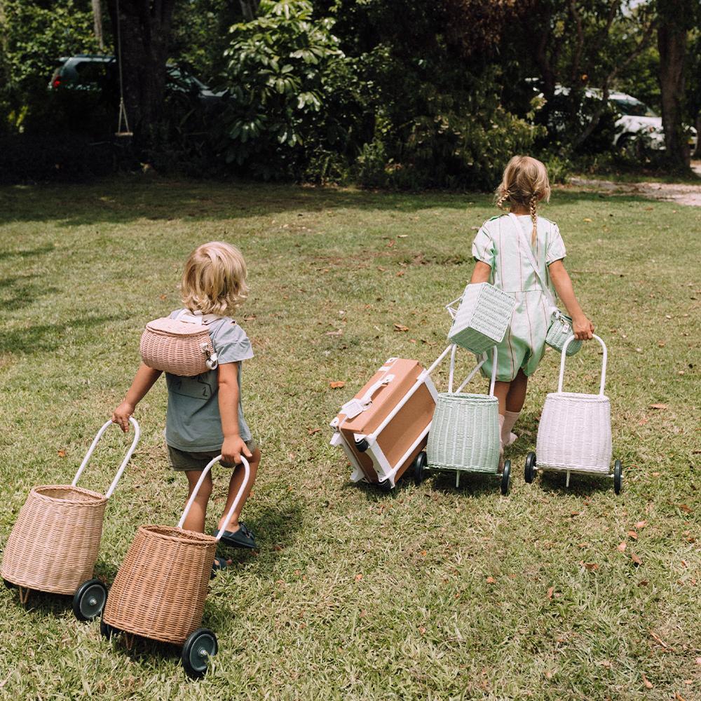 OLLI ELLA | RATTAN ORIGINAL LUGGY - STRAW by OLLI ELLA - The Playful Collective