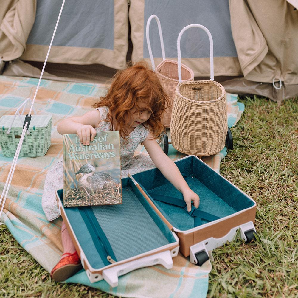 OLLI ELLA | RATTAN ORIGINAL LUGGY - STRAW by OLLI ELLA - The Playful Collective