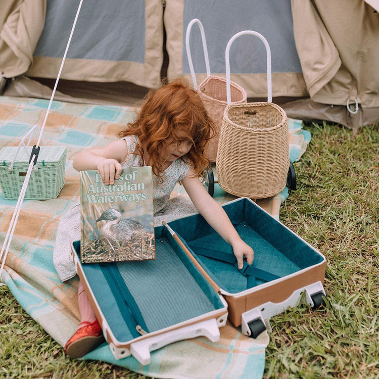 OLLI ELLA | RATTAN ORIGINAL LUGGY - STRAW by OLLI ELLA - The Playful Collective
